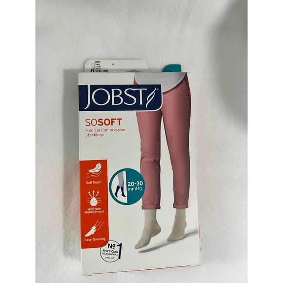 JOBST soSoft Compression Socks, 20-30 mmHg, Sand, XLARGE - Picture 2 of 6